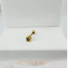 Zirkon Taşlı Uç Kısmı : Pirinç Kıkırdak Bar Uzunluğu : 6 Mm / Bar Kalınlığı 0.8 Mm / Top Boyu 3 Mm - Pt0031-1