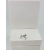 Rodyum Zirkon Taşlı Uç Kısmı : Pirinç Kıkırdak Bar Uzunluğu : 6 Mm / Bar Kalınlığı 0.8 Mm / Top Boyu 3 Mm  - Pt0057