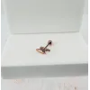 Rose Zirkon Taşlı Uç Kısmı : Pirinç Kıkırdak Bar Uzunluğu : 6 Mm / Bar Kalınlığı 0.8 Mm / Top Boyu 3 Mm - Pt0010-2