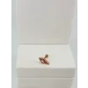 Rose Zirkon Taşlı Uç Kısmı : Pirinç Kıkırdak Bar Uzunluğu : 6 Mm / Bar Kalınlığı 0.8 Mm / Top Boyu 3 Mm  - Pt0065-2