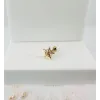Zirkon Taşlı Uç Kısmı : Pirinç Kıkırdak Bar Uzunluğu : 6 Mm / Bar Kalınlığı 0.8 Mm / Top Boyu 3 Mm - Pt0014-1