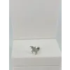 Rodyum Zirkon Taşlı Uç Kısmı : Pirinç Kıkırdak Bar Uzunluğu : 6 Mm / Bar Kalınlığı 0.8 Mm / Top Boyu 3 Mm  - Pt0052