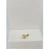 Zirkon Taşlı Uç Kısmı : Pirinç Kıkırdak Bar Uzunluğu : 6 Mm / Bar Kalınlığı 0.8 Mm / Top Boyu 3 Mm  - Pt0053-1