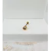 Zirkon Taşlı Uç Kısmı : Pirinç Kıkırdak Bar Uzunluğu : 6 Mm / Bar Kalınlığı 0.8 Mm / Top Boyu 3 Mm - Pt0029-1