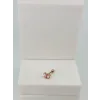 Rose Zirkon Taşlı Uç Kısmı : Pirinç Kıkırdak Bar Uzunluğu : 6 Mm / Bar Kalınlığı 0.8 Mm / Top Boyu 3 Mm  - Pt0060-2
