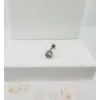 Rodyum Zirkon Taşlı Uç Kısmı : Pirinç Kıkırdak Bar Uzunluğu : 6 Mm / Bar Kalınlığı 0.8 Mm / Top Boyu 3 Mm - Pt0013