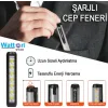 Type-c Girişli Mıknatıslı Şarjlı Cep Feneri  Wt-333