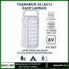 Usv 6v Akülü 80 Saat Kamp Lambası Işıldak