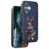 Venco  İphone 16 Perma Desenli Kapak - Lacivert