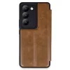 Vivo V30 Lite 4g Kılıf Flip Cover - Taba