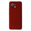 Xiaomi Mi 11 Kılıf First Silikon - Bordo