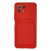 Xiaomi Mi 11 Kılıf Kelvin Kartvizitli Silikon - Kırmızı