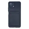 Xiaomi Mi 11 Kılıf Kelvin Kartvizitli Silikon - Lacivert