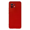 Xiaomi Mi 11 Kılıf Nano İçi Kadife Silikon - Kırmızı