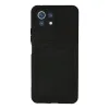 Xiaomi Mi 11 Lite Kılıf Kelvin Kartvizitli Silikon - Siyah
