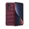 Xiaomi Mi 12 Lite Kılıf Optimum Silikon - Bordo