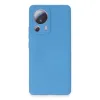 Xiaomi Mi 13 Lite Kılıf Nano İçi Kadife Silikon - Mavi