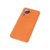 Xiaomi Mi 13 Lite Kılıf Nano İçi Kadife Silikon - Turuncu