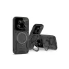 Xiaomi Mi 14 Ultra Kılıf Joy Lens Standlı Kapak - Mor