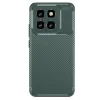 Xiaomi Mi 14t Kılıf Auto Focus Karbon Kapak - Koyu Yeşil
