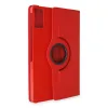 Xiaomi Pad 6 Kılıf 360 Tablet Deri Kılıf - Kırmızı