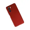 Xiaomi Poco F3 Kılıf First Silikon - Kırmızı