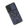 Xiaomi Poco M4 Pro 5g Kılıf Pars Lens Yüzüklü Silikon - Lacivert