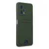 Xiaomi Poco X5 5g Kılıf Kelvin Kartvizitli Silikon - Koyu Yeşil