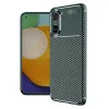 Xiaomi Poco X7 Pro Kılıf Auto Focus Karbon Kapak - Koyu Yeşil