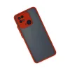 Xiaomi Redmi 10c Kılıf Montreal Silikon Kapak - Kırmızı