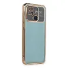 Xiaomi Redmi 10c Kılıf Razer Lensli Silikon - Gold