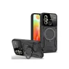 Xiaomi Redmi 12c Kılıf Joy Lens Standlı Kapak - Siyah
