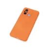 Xiaomi Redmi 12c Kılıf Nano İçi Kadife Silikon - Turuncu