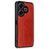 Xiaomi Redmi 13 4g Kılıf Flip Cover - Kırmızı