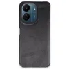 Xiaomi Redmi 13c Kılıf Loop Deri Silikon - Siyah