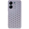 Xiaomi Redmi 13c Kılıf Petek Silikon Kapak - Lila