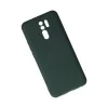 Xiaomi Redmi 9 Kılıf Nano İçi Kadife Silikon - Koyu Yeşil