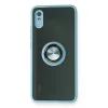Xiaomi Redmi 9a Kılıf Montreal Yüzüklü Silikon Kapak - Buz Mavi