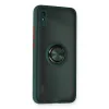 Xiaomi Redmi 9a Kılıf Montreal Yüzüklü Silikon Kapak - Yeşil