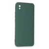Xiaomi Redmi 9a Kılıf Nano İçi Kadife Silikon - Koyu Yeşil
