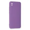 Xiaomi Redmi 9a Kılıf Nano İçi Kadife Silikon - Mor