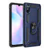 Xiaomi Redmi 9a Kılıf Sofya Yüzüklü Silikon Kapak - Lacivert