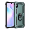Xiaomi Redmi 9a Kılıf Sofya Yüzüklü Silikon Kapak - Yeşil