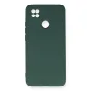 Xiaomi Redmi 9c Kılıf Nano İçi Kadife Silikon - Koyu Yeşil