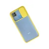 Xiaomi Redmi 9c Kılıf Palm Buzlu Kamera Sürgülü Silikon - Sarı