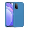 Xiaomi Redmi 9t Kılıf Nano İçi Kadife Silikon - Mavi
