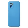 Xiaomi Redmi Note 10 Kılıf Nano İçi Kadife Silikon - Mavi
