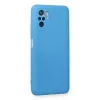 Xiaomi Redmi Note 10 Kılıf Nano İçi Kadife Silikon - Mavi