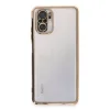 Xiaomi Redmi Note 10 Kılıf Razer Lensli Silikon - Gold