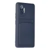 Xiaomi Redmi Note 10 Pro Kılıf Kelvin Kartvizitli Silikon - Lacivert